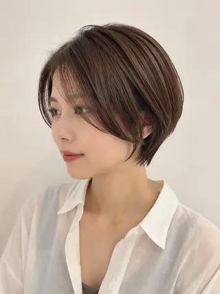 ショート カラー お悩み改善 美容師✂鷲田竜也のヘアスタイル