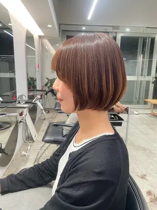 ショート 🤍ショートボブ 🤍NANAMI🤍のヘアスタイル