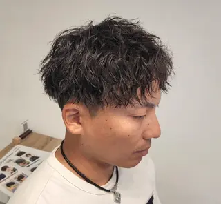 ショート パーマ メンズ 【イケメン風パーマ】 SHOFYのヘアスタイル