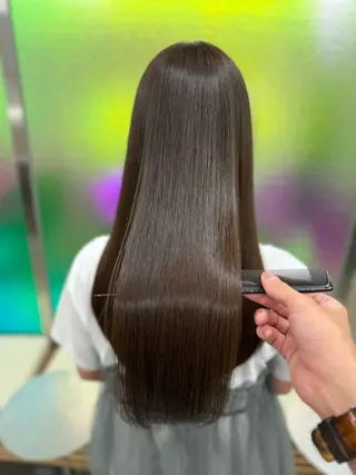 ロング 梅田艶髪矯正 💖koichiroのヘアスタイル