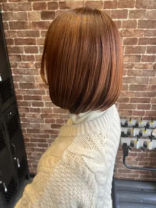 セミロング カラー パーマ ヘアアレンジ メンズ キッズ ネイル マツエク・マツパ アイブロウ 久木原 ゆりのヘアスタイル