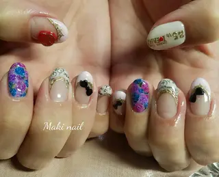ネイル ショート ･:*+.✳︎˚✧₊ MAKI NAILのネイルデザイン