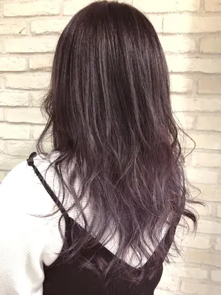 ロング カラー 大平 美沙のヘアスタイル