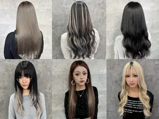 ロング ヘアアレンジ カラー MORI MARIKAのヘアスタイル