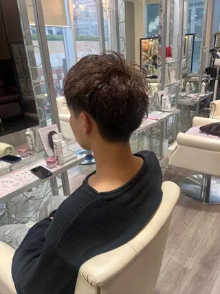 パーマ メンズ WiLL梅田店 荒堀 結香のヘアスタイル