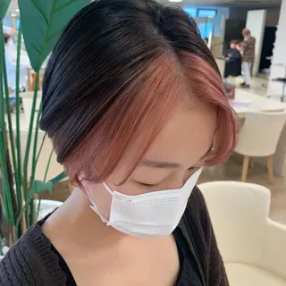ショート カラー 暖色/ブリーチカラー 🎀 M i k uのヘアスタイル