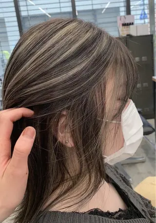 セミロング カラー お悩み×垢抜け特化 KAYA/渋谷のヘアスタイル