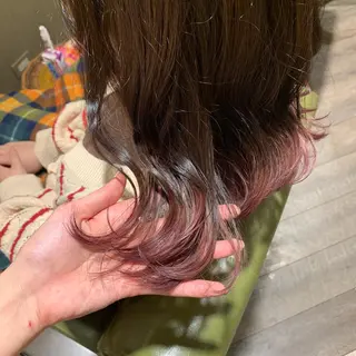 セミロング カラー 韓国スタイル🇰🇷 annaのヘアスタイル