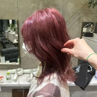 ミディアム カラー 土戸　空 /似合わせカットのヘアスタイル