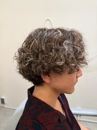 パーマ メンズ メンズ特化ツイスパ 朝ラクセット 颯のヘアスタイル