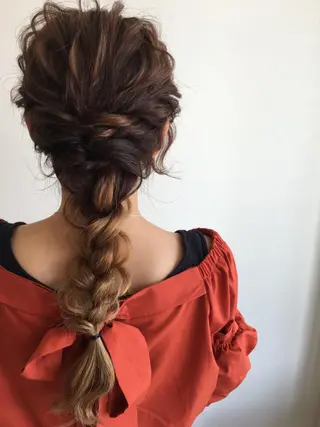 ロング ヘアアレンジ ゴトウ ノブヒトのヘアスタイル