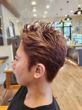 メンズ ショート 橘 莉穂のヘアスタイル