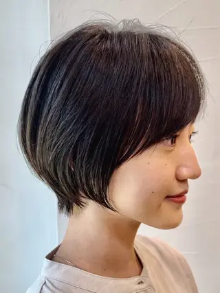 ショート ショートカット ／米澤凌華のヘアスタイル
