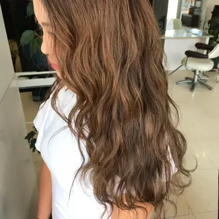 ロング カラー Oopsレイヤー 加藤澄都のヘアスタイル