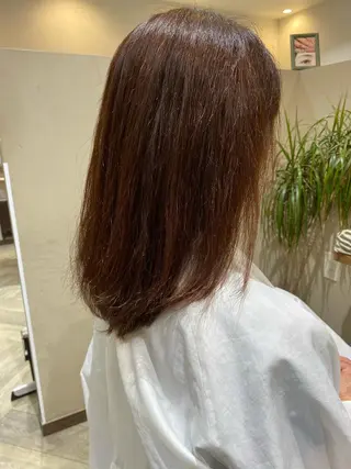 ミディアム 植野 世名のヘアスタイル