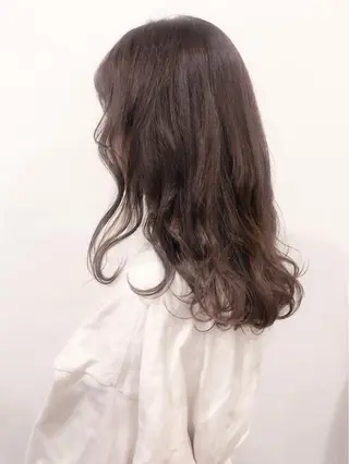 セミロング カラー ダメージレスサロン✨ kayo🌱のヘアスタイル
