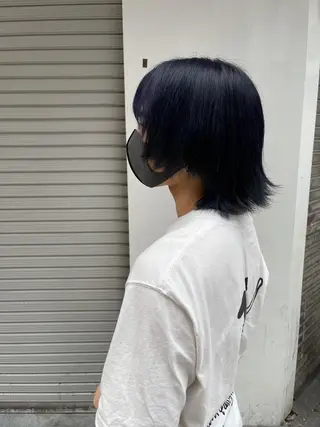 カラー ハナ💎中韓/艶髪 ハイトーン/エクステのヘアスタイル