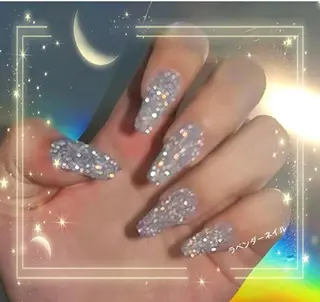ネイル ラベンダー💖日暮里 ルル💖ネイルのネイルデザイン