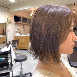 ミディアム カラー ヘアアレンジ 【ダメージレス施術】 【透明感】北村 拓也のヘアスタイル