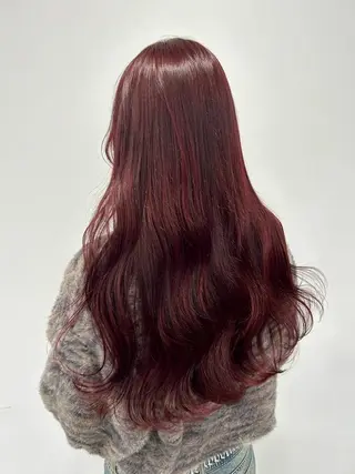 ロング カラー トレンド韓国ヘアー♡ 横浜美容室♡のヘアスタイル