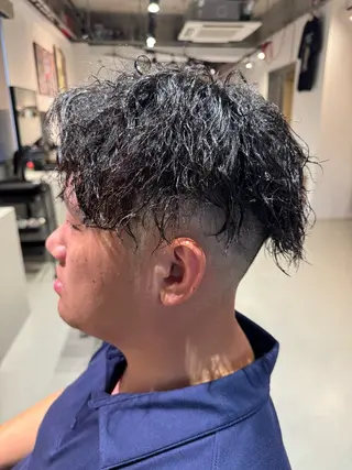 ショート パーマ メンズ Mizuki Yajimaのヘアスタイル