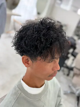 パーマ メンズ 城崎如哉/ /メンズスタイルのヘアスタイル