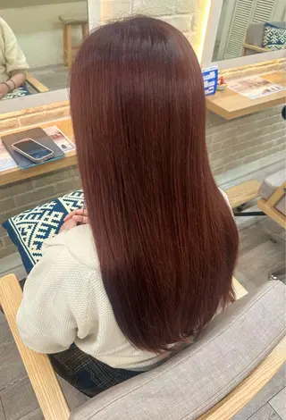 ロング カラー ✄折橋 彩花🐶🍑のヘアスタイル