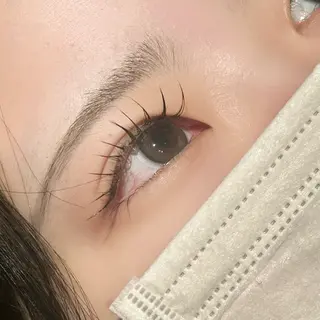 マツエク・マツパ 韓国まつ毛/透明感 ブラウン 🦋あつみのマツエク・マツパデザイン