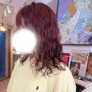 ミディアム パーマ 🌙Runa似合わせ /透明感カラーのヘアスタイル