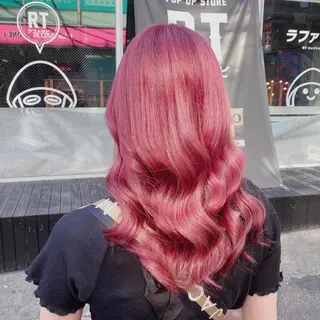 ロング カラー ヘアアレンジ メンズ キッズ ブリーチの髪様 MASATOのヘアスタイル