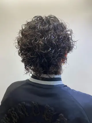 セミロング パーマ メンズ 立川/メンズパーマ 厚進太郎のヘアスタイル