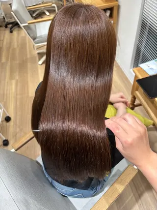 ロング カラー RINNO🌷透明感 カラー/髪質改善のヘアスタイル