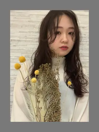 ロング カラー ヘアアレンジ ✄折橋 彩花🐶🍑のヘアスタイル