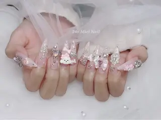 ネイル HANA 長さだしのネイルデザイン