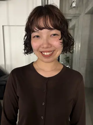 ミディアム ボブパーマ無料 /yuukiのヘアスタイル