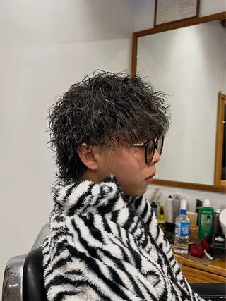 ショート カラー パーマ 【再現性120%】 🔥龍也リュウヤ🔥のヘアスタイル