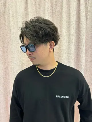 カラー パーマ メンズ hari make maria/NANAのヘアスタイル