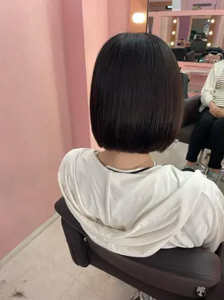 ミディアム カラー 町田ブリーチ特化 MANATOのヘアスタイル