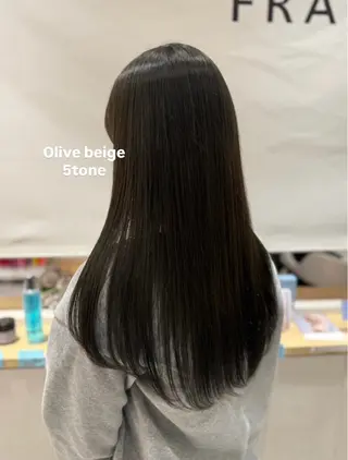 ロング カラー 脇 幸枝のヘアスタイル