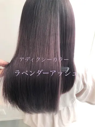 セミロング エクステ/レイヤー 落合/心斎橋のヘアスタイル