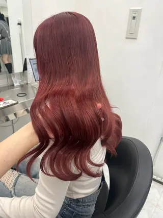 ロング 🍒韓国y2k暖色 NO.1🍒REAのヘアスタイル