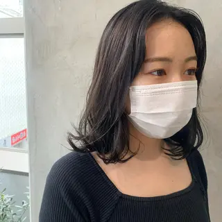 ミディアム カラー RISAKO レイヤーカット🎀のヘアスタイル