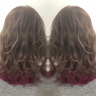 ミディアム カラー BREK 袋井店のヘアスタイル