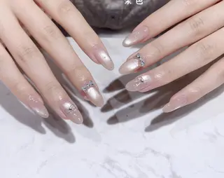 ネイル By moonネイル 🌷ワンホン/韓国風のネイルデザイン