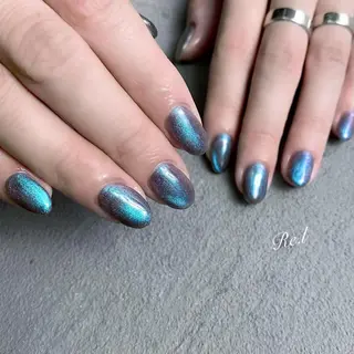 ネイル モチの良さ◉ フィルインネイル♡のネイルデザイン