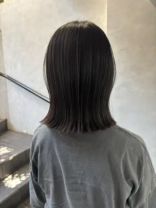 ミディアム ボブ×レイヤーカット 透明感カラー/Fuuのヘアスタイル