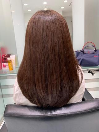 ミディアム 神頭 彩のヘアスタイル