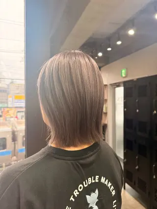 カラー ルシ🎨/ハイトーン デザイン/髪質改善のヘアスタイル