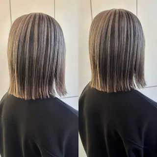 ミディアム カラー YUIMARL 岡山　HANAのヘアスタイル