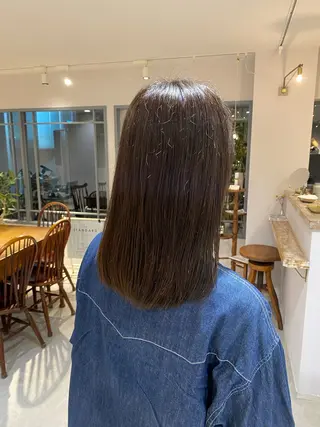 ミディアム 【仙川】 セリナ‎のヘアスタイル